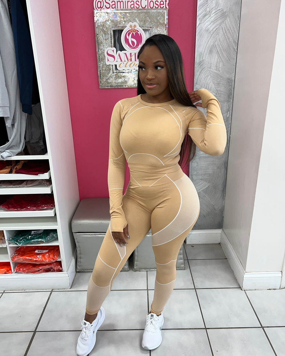 Feeling Sculpted Active Set-Taupe