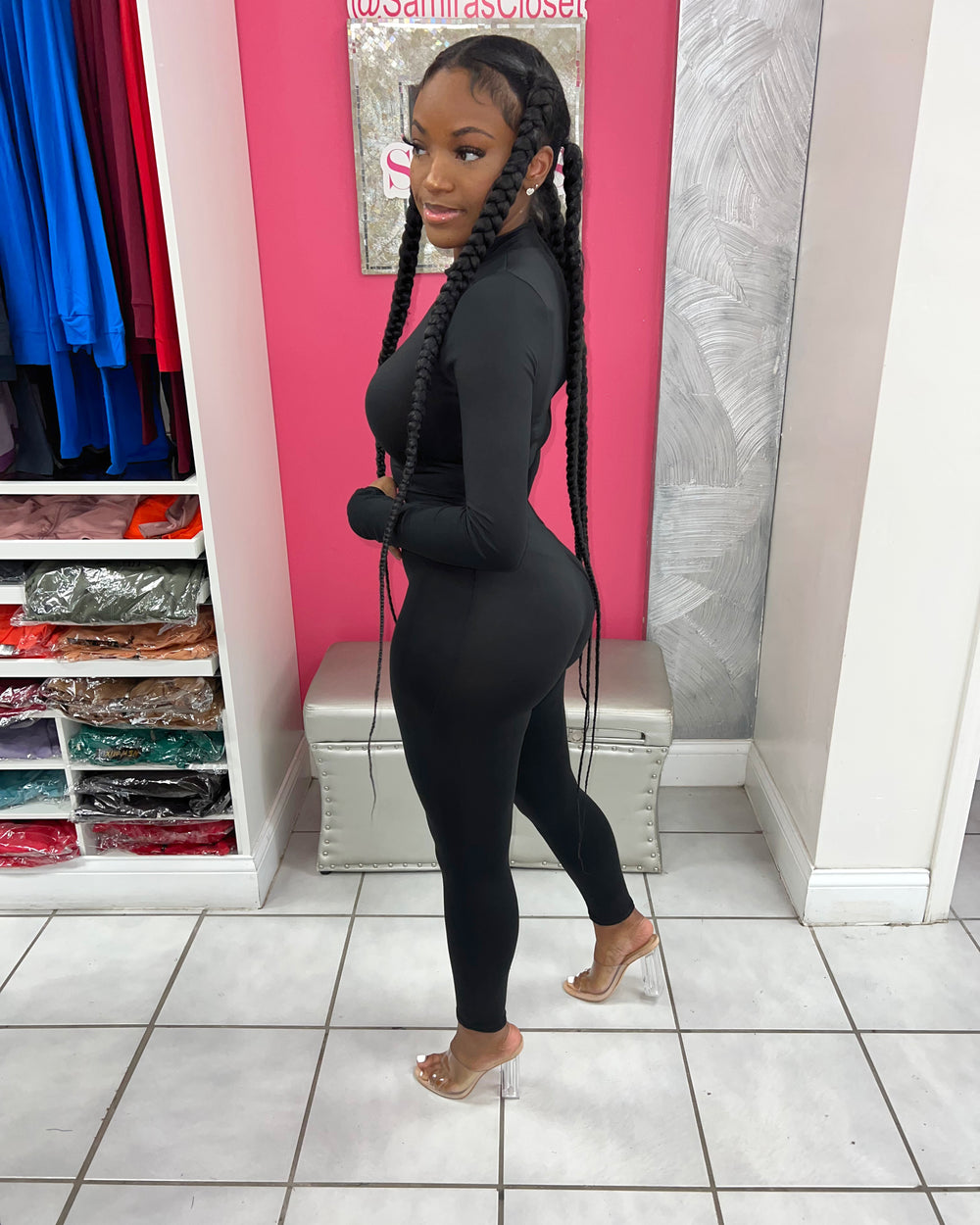 Body Essential Jumpsuit-Black