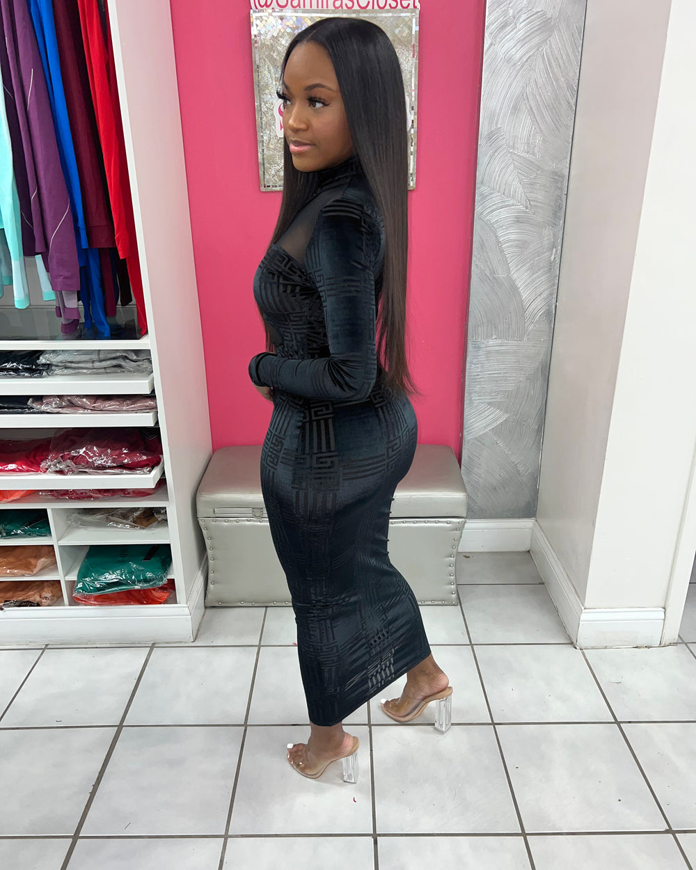 Party Starter Dress-Black