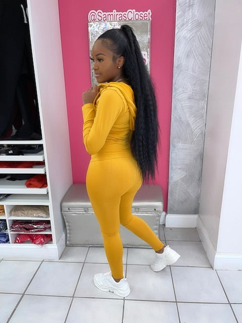 Lounge Set-Mustard