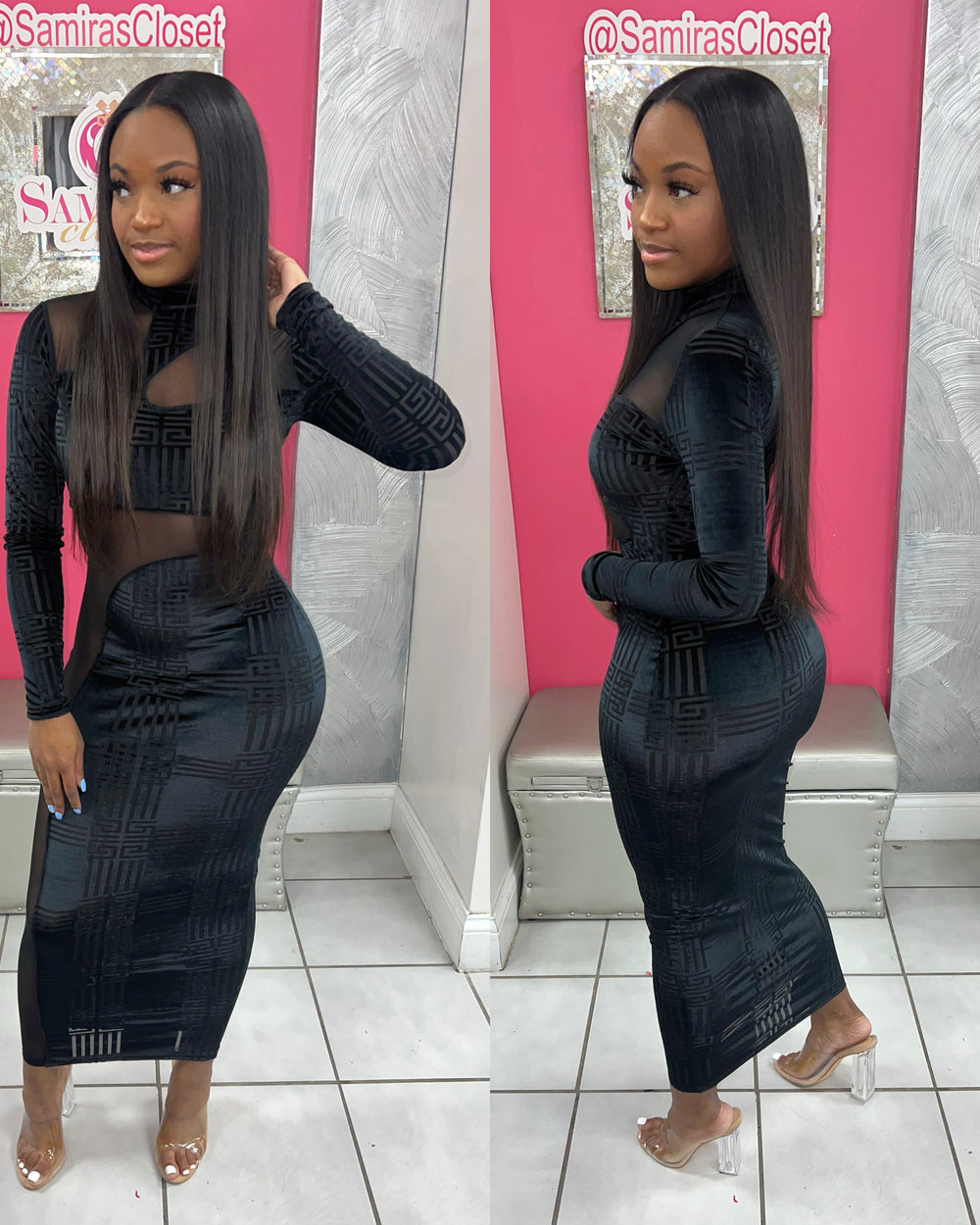 Party Starter Dress-Black