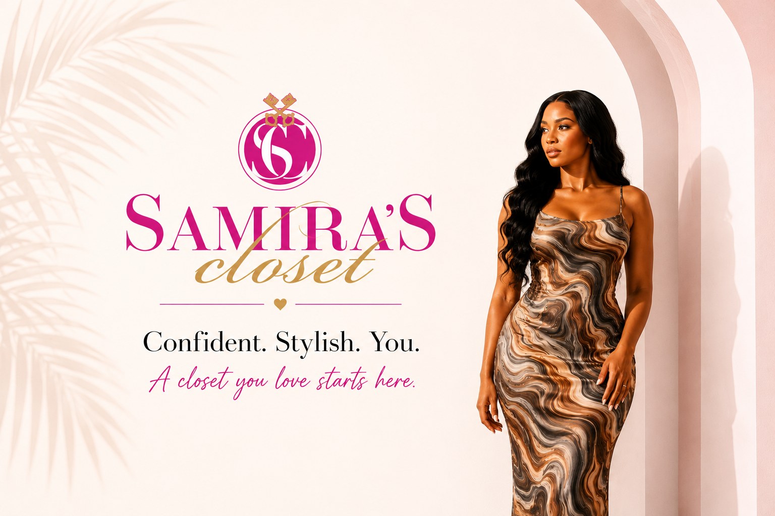 Samira's Closet boutique hero banner